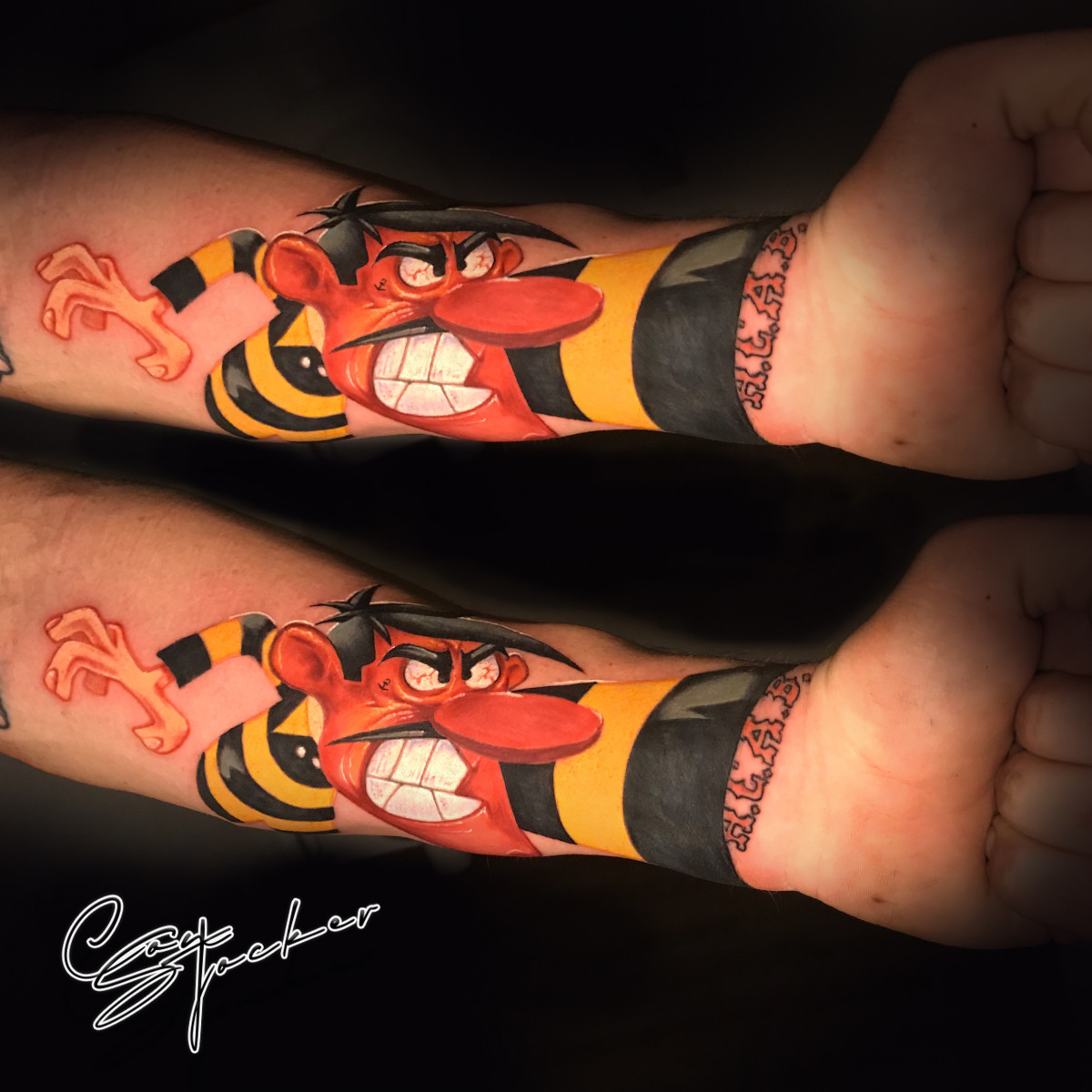 Tattoo uploaded by Sara MacGregor • Asterix cartoon tattoo on calf •  Tattoodo